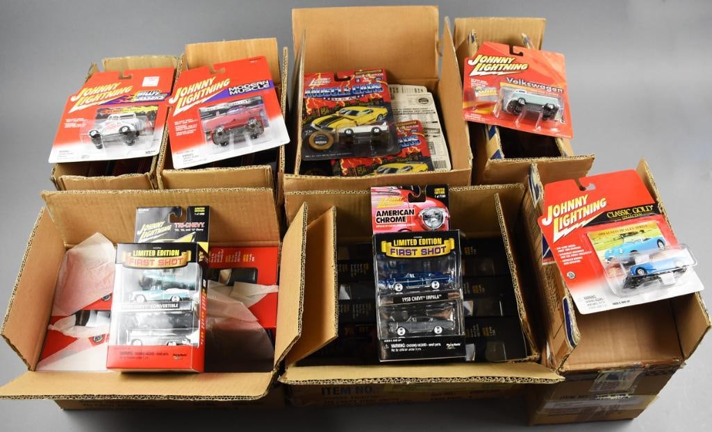 (6) 1990s-00s Johnny Lightning Factory Cases - MOC-NOS (1 of 5)