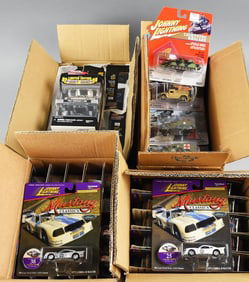 (58) 1990s-00s Johnny Lightning Factory Case Assorted-MOC-NOS