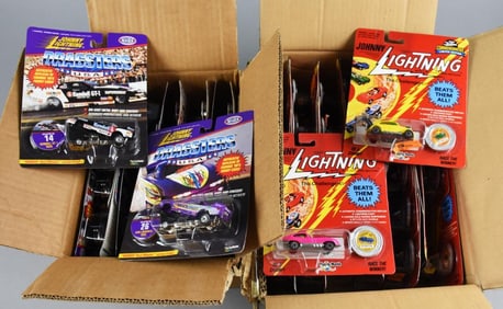 1990s Johnny Lighting Assorted Die-Cast Factory Cases-MOC-NOS