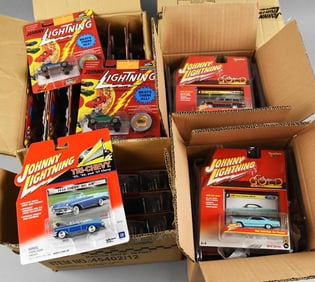 1990s-00s Johnny Lightning Assorted-Factory Cases-MOC-NOS