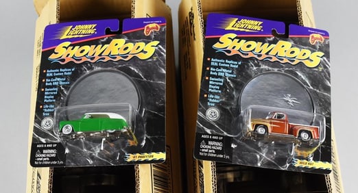 1999 Johnny Lightning Show Rods Factory Cases -MOC-NOS