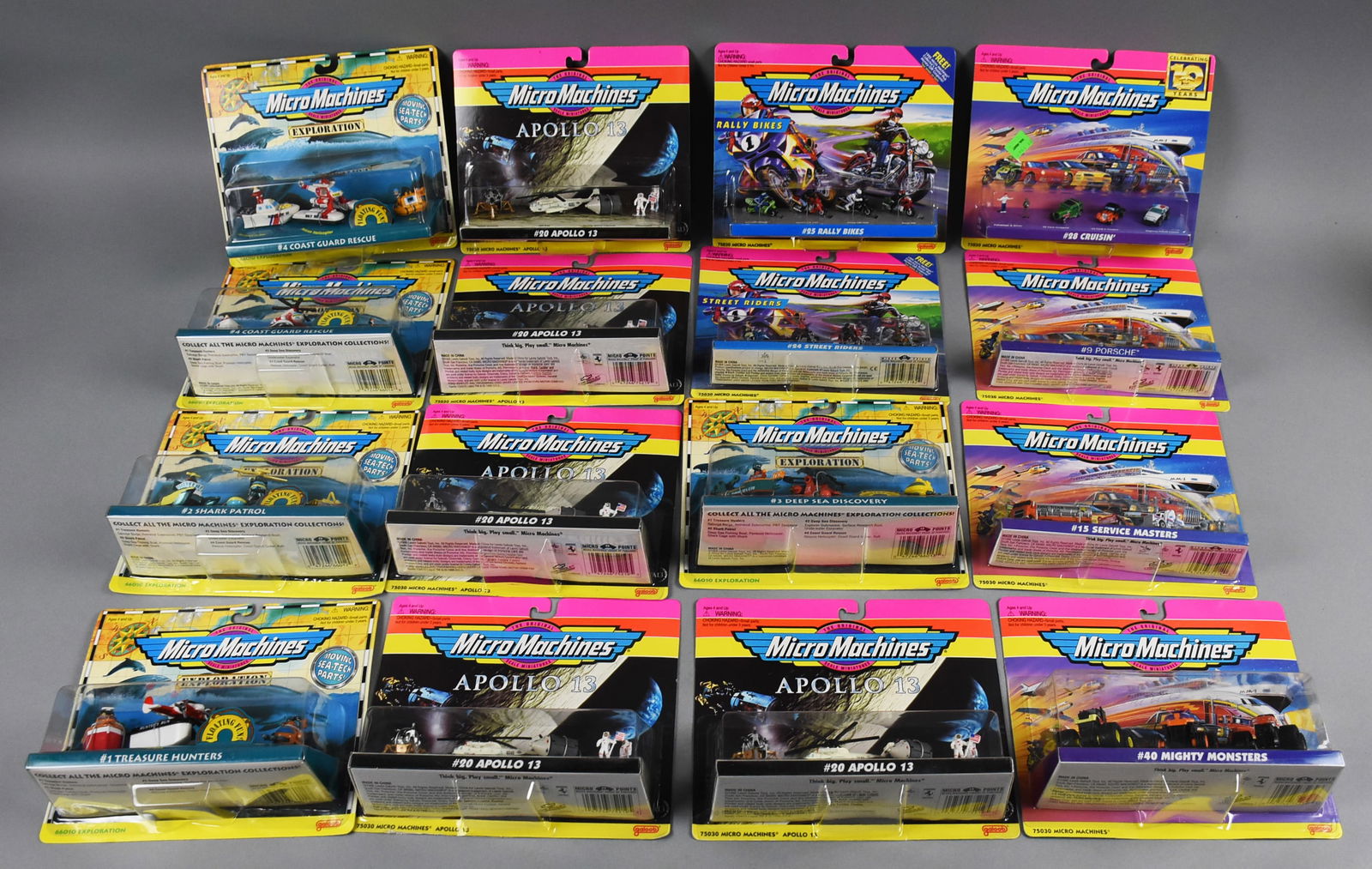 (16) 1994-96 Galoob Micro Machines Apollo 13 & More-MIP-NOS (1 of 5)