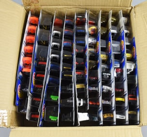 (76) 1990s-00s  Hot Wheels Asst Factory Case MOC-NOS