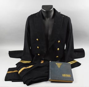 John "Dugan" Roundtree US Coast Guard Academy Uniform & Yearbook 1927