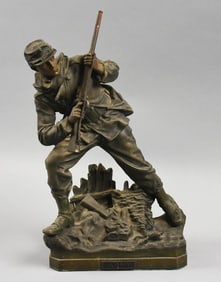 Bradley & Hubbard After Aristide Croisy (1840-1899) Army Sculpture