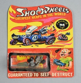 RARE Broken !! 1981 Mattel Shot Wheels Hot Wheels Parody