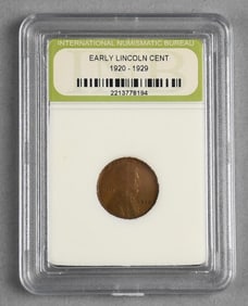 1928 Early Lincoln Cent Lot INB