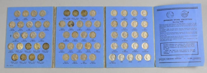 Jefferson Nickels Collection Starting 1938 Full
