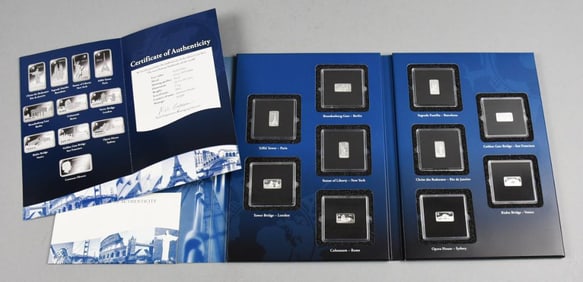 .999 Silver World Famous Landmarks of the World Ingots