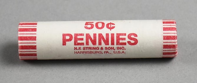 1943 Steel Wheat Pennies - Bank Rolled Unsorted