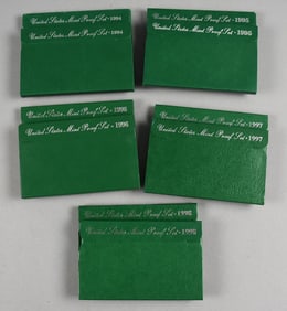 (10) 1994-98 United States Proof Sets