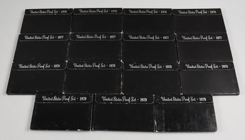 (15) 1976-79 United States Proof Sets