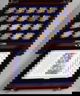 Danbury Mint The Last 20 Years of Barber Half Dollars: Lot is a Danbury Mint The Last 20 Years of Barber Half-Dollars.