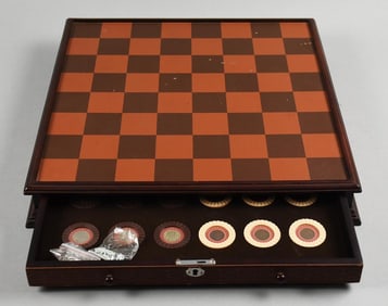 Buffalo Nickel Indian Head Penny Checkers Set Danbury