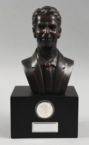 JD Litten Ronald Regan Bust and Silver Round