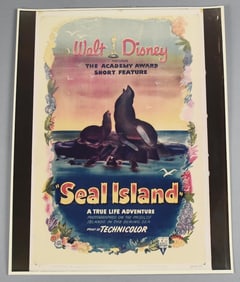 1949 Walt Disney Productions Seal Island Poster Size Photograph