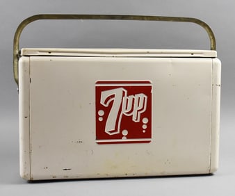 Vintage Alcoa Aluminum 7-Up Ice Chest/Cooler