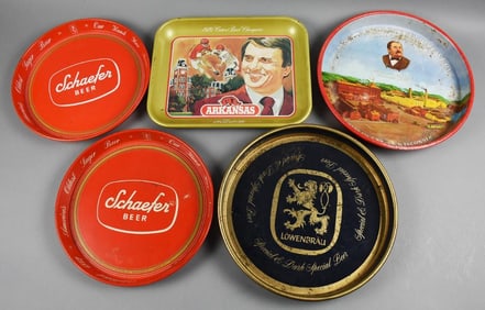 Vintage Beer Trays Tin Bar Trays, Advertising and More