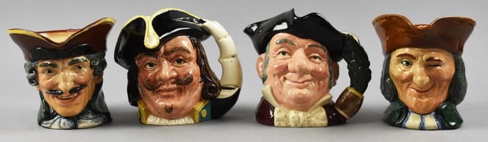Misc Royal Doulton Toby Jugs, Morgan, Turpin & More