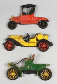 (3) Vintage c1970 Sexton Classic Cars - Cast Metal