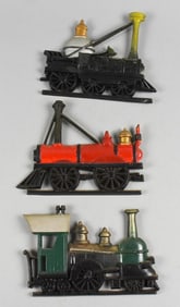 Vintage 1969 Sexton Steam Locomotives - Cast Metal