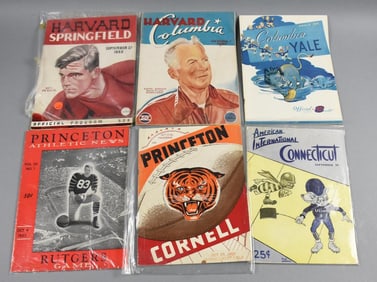 1950s Vintage College Football Programs