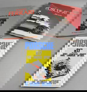 1980, 1987 & 1994 Porsche and Ferrari Books: Lot is three 1980, 1987 &amp; 1994 Porsche and Ferrari Books. Two for Porsche 917 and 911 and one Enzo Ferrari. Single owner collection from the largest toy collector on the West Coast.