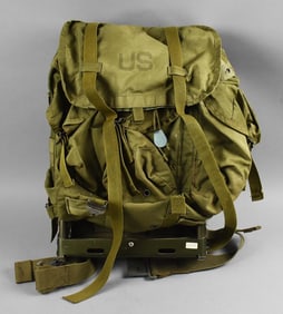 1986 Heartbreak Ridge Backpack Prop-Vincent Irizarry Worn