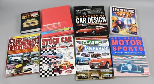 (8) Car and Toy Car Guide Magazines and Books