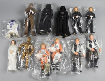 (12) 1993 Out of Character Star Wars Action Figures-MIP-NOS