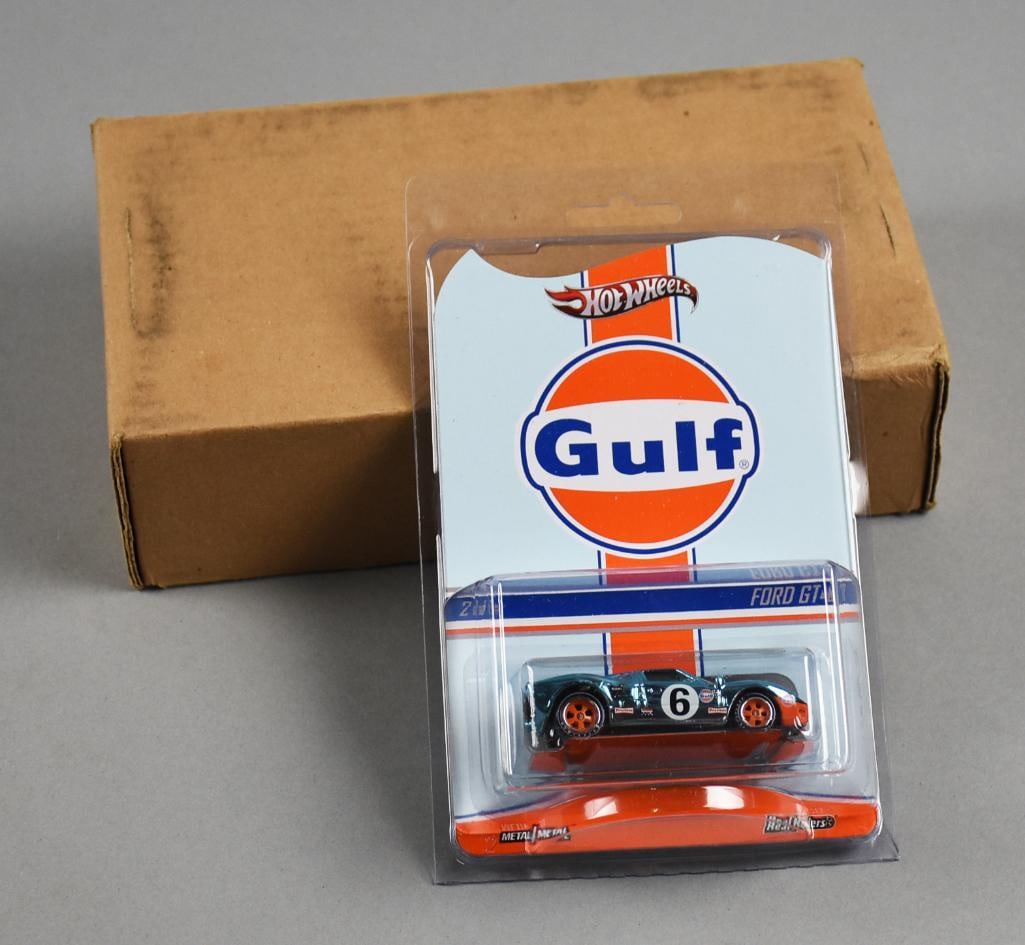 2013 Mattel Hot Wheels Gulf Ford GT-40 LE 3254/4000-NOS: Lot is a 2013 Mattel Hot Wheels Gulf Ford GT-40 Limited Edition 3254/4000-NOS. Single owner collection from the largest toy collector on the West Coast. Great piece.