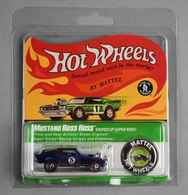 2016 Mattel Hot Wheels Mustang Boss Hoss Button 3383/8000-NOS