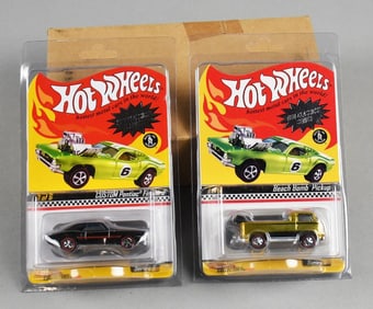 (2) 2007 Mattel Hot Wheels Neo Classics-Ltd Ed-MOC-NOS