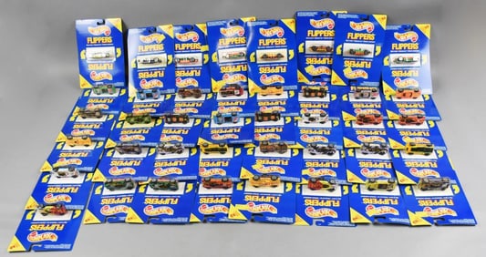 (41) 1989 Hot Wheels Flippers Die-Cast-MOC-NOS