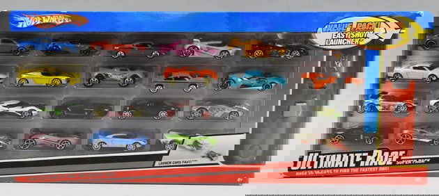 2009 Mattel Hot Wheels Ultimate Race Super Pack-MOC-NOS
