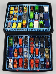48 Redline Hot Wheels 1990 Geoffrey Inc Fast Lane Car Case