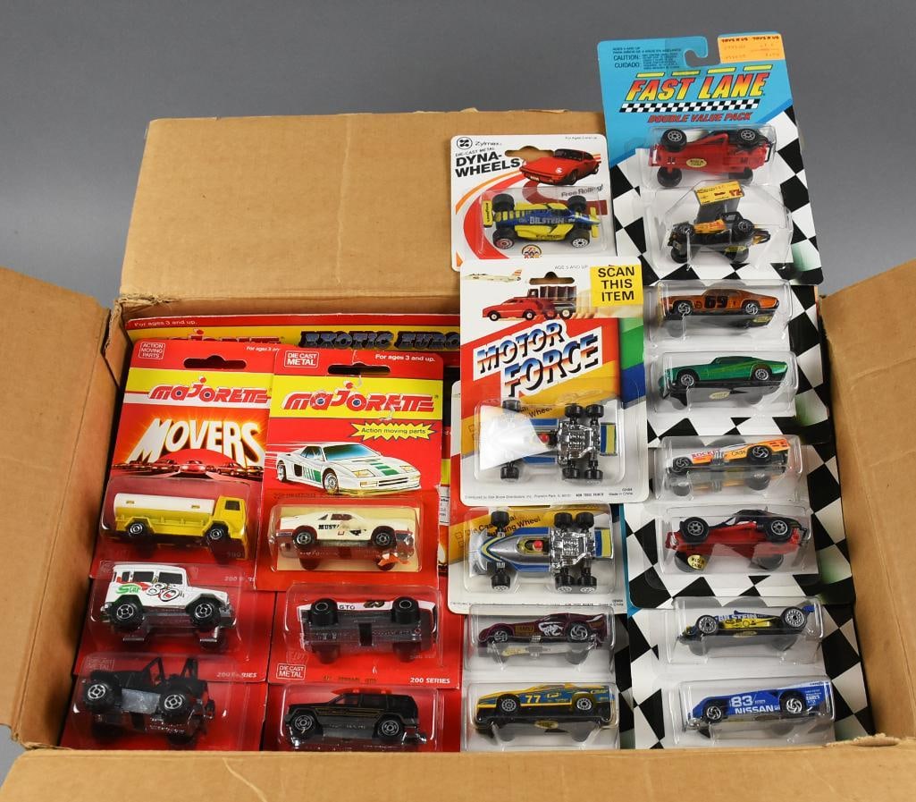 (70) 1990s Majorette Die-Cast 1/64 Scale - MOC-NOS: Lot is 70 1990s Majorette Die-Cast 1/64 Scale - MOC-NOS. Single owner collection from the largest toy collector on the West Coast.