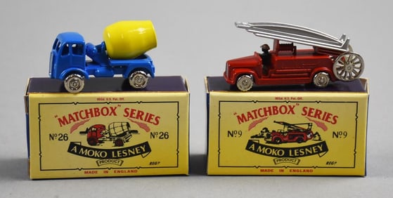 (2) 1990s Moko Lesney Matchbox Series - MIB - NOS
