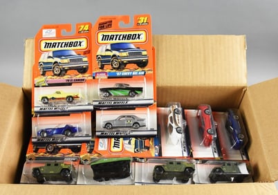 (101) 1990s Mattel Matchbox Basic Assortment-MOC-NOS