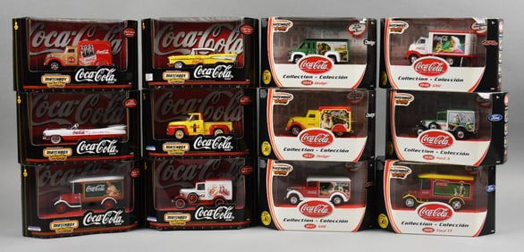 1990s-00s Matchbox Coca Cola Collectibles Assortment-MIB-NOS