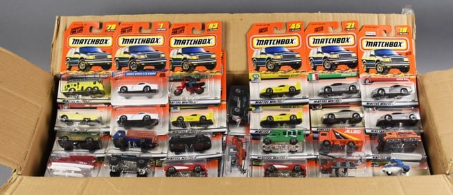 (120) 1990s Mattel Matchbox Basic Assortment - MOC-NOS