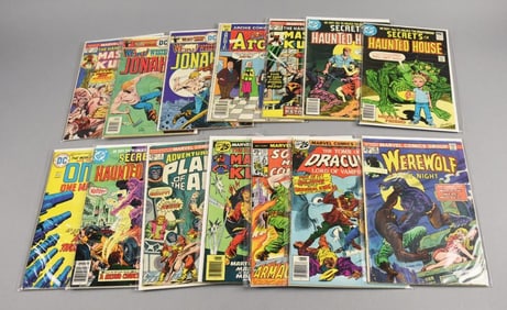 (14) 1970s-80s Marvel & DC Comic Books - Sleeved