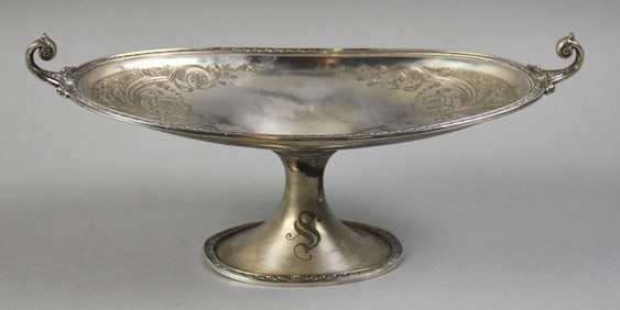 Antique Wilcox/International Silver Paisley Pedestal Bowl