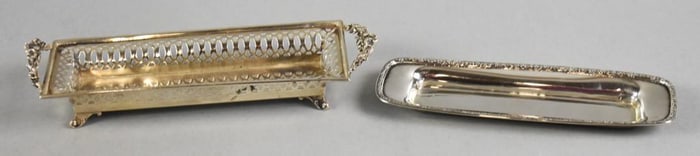 Vintage La Pierre & International Silver Sterling Trays