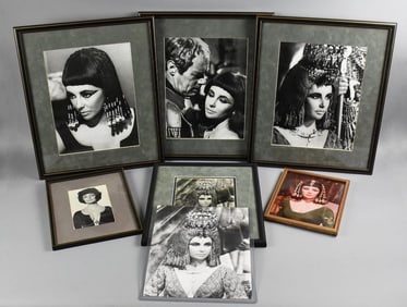 Assorted Elizabeth Taylor Cleopatra Black & White Photos
