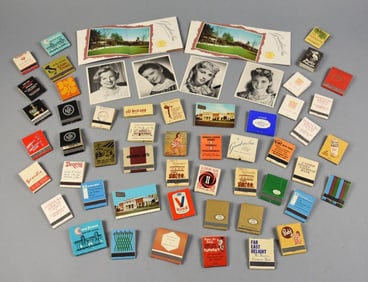 (50) Vintage Matchbook Assortment and More
