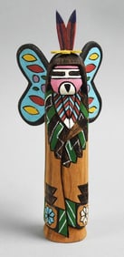 Vintage Jerome Nequatewa Zuni Butterfly Maiden Kachina