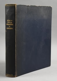 1906 Atlas of Typical Operations in Surgery w/ Color Lithos