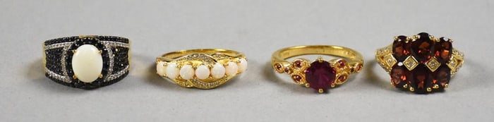 Sterling STS Karis Statement Gemstone Rings
