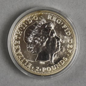 2004 999 Fine Great Britain Britania 2 British Pounds